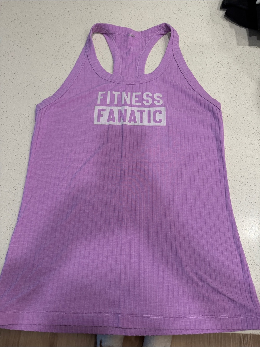 Lorna Jane Lavender 'Fitness Fanatic' Racerback Tank